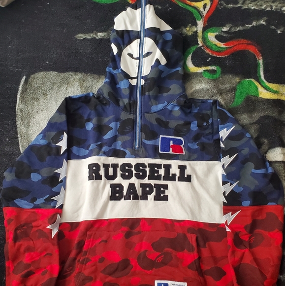 Bape | Shirts | Bape X Russell Athletic | Poshmark